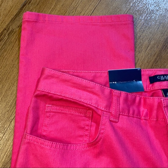 Chaps Jeans Nwt Pink Chaps Madden Straight Jeans Size 2 Poshmark